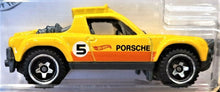 Load image into Gallery viewer, Hot Wheels 2020 Porsche 914 Safari Yellow #242 Nightburnerz 4/10 New Long Card