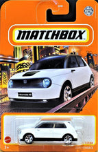 Load image into Gallery viewer, Matchbox 2021 2020 Honda E White MBX Metro #1/100 New Long Card