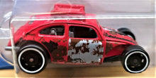 Load image into Gallery viewer, Hot Wheels 2019 Custom Volkswagen Beetle Red #69 Volkswagen 8/10 New Long Card