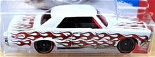 Load image into Gallery viewer, Hot Wheels 2016 '65 Pontiac GTO White #99 HW Flames 9/10 New