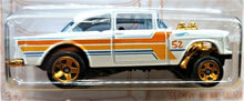 Load image into Gallery viewer, Hot Wheels 2020 '55 Chevy Bel Air Gasser Pearl White Pearl & Chrome 4/6 New
