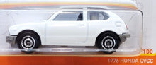 Load image into Gallery viewer, Matchbox 2021 1976 Honda CVCC White MBX Showroom #49/100 New Long Card