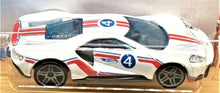 Load image into Gallery viewer, Hot Wheels 2021 '17 Ford GT White #164 Then and Now 7/10 New Long Card