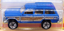 Load image into Gallery viewer, Matchbox 2021 1989 Jeep Wagoneer Blue Retro Series 21/24 New