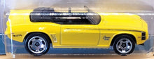 Load image into Gallery viewer, Hot Wheels 2021 '69 Camaro Convertible Yellow Hot Wheels Convertibles 2/10 New