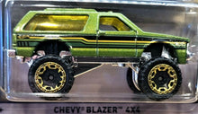 Load image into Gallery viewer, Hot Wheels 2018 Chevy Blazer 4x4 Green 100 Years of Chevy Trucks 5/8 New
