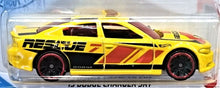 Load image into Gallery viewer, Hot Wheels 2021 '15 Dodge Charger SRT Yellow #228 HW Rescue 7/10 New Long Card