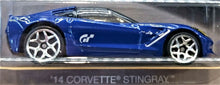 Load image into Gallery viewer, Hot Wheels '14 Corvette Stingray Blue Gran Turismo 2018 4/8 New Long Card