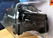 Load image into Gallery viewer, Hot Wheels 2020 '19 Chevy Silverado Trail Boss LT Black #151 HW Hot Trucks 5/10