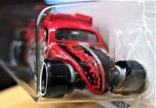 Load image into Gallery viewer, Hot Wheels 2019 Custom Volkswagen Beetle Red #69 Volkswagen 8/10 New Long Card