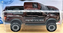 Load image into Gallery viewer, Hot Wheels 2021 '17 Ford F-150 Raptor Red-Brown #167 HW Torque 5/5 New Long Card