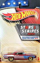 Load image into Gallery viewer, Hot Wheels 2020 '68 Plymouth Barracuda Super Stock Hemi Red Stars & Stripes 9/10