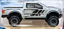 Load image into Gallery viewer, Hot Wheels 2021 '17 Ford F-150 Raptor Silver #167 HW Torque 5/5 New Long Card