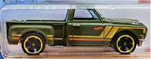 Load image into Gallery viewer, Hot Wheels 2020 '69 Chevy Pickup Green #202 HW Hot Trucks 10/10 New Long Card