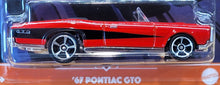 Load image into Gallery viewer, Hot Wheels 2021 '67 Pontiac GTO Red Hot Wheels Convertibles 6/10 New