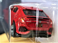 Load image into Gallery viewer, Matchbox 2019 '17 Honda Civic Hatchback Red #8 MBX Road Trip 14/20 New Long Card