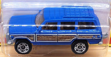 Load image into Gallery viewer, Matchbox 2021 1989 Jeep Wagoneer Blue Retro Series 21/24 New