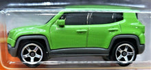 Load image into Gallery viewer, Matchbox 2020 2019 Jeep Renegade Green #1 MBX City New Long Card