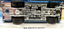 Load image into Gallery viewer, Hot Wheels 2020 '68 Dodge Dart Blue #70 HW Speed Graphics 5/10 New Long Card