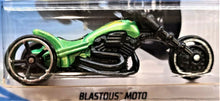 Load image into Gallery viewer, Hot Wheels 2019 Blastous Moto Green #10 HW Moto 4/5 New