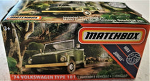 Load image into Gallery viewer, Matchbox 2020 '74 Volkswagen Type 181 Olive Green #33 MBX Jungle New Sealed Box