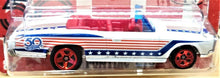 Load image into Gallery viewer, Hot Wheels 2018 50th Anniversary 1967 Pontiac GTO White Stars & Stripes 6/10 New