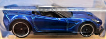 Load image into Gallery viewer, Hot Wheels 2018 Corvette C7 Z06 Convertible Dark Blue #5 Factory Fresh 9/10 New