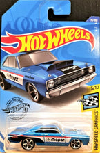 Load image into Gallery viewer, Hot Wheels 2020 '68 Dodge Dart Blue #70 HW Speed Graphics 5/10 New Long Card