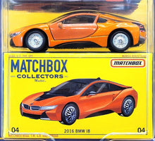 Load image into Gallery viewer, Matchbox 2021 2016 BMW I8 Orange Matchbox Collectors Series 4/20 New