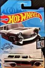 Load image into Gallery viewer, Hot Wheels 2020 8 Crate (Custom 1955 Ford Ranch) Silver #74 Rod Squad 7/10 New