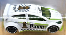 Load image into Gallery viewer, Hot Wheels 2018 '12 Ford Fiesta White #263 Checkmate 9/9 New Long Card