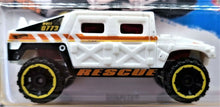 Load image into Gallery viewer, Hot Wheels 2016 Humvee White #218 HW Rescue 8/10 New