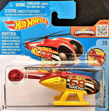 Load image into Gallery viewer, Hot Wheels 2016 Helicopter SKYFIRE Red #137 Sky Show 2/5 New