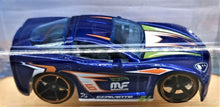 Load image into Gallery viewer, Hot Wheels 2018 C6 Corvette Blue #56 Tooned 3/5 New Long Card