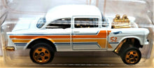 Load image into Gallery viewer, Hot Wheels 2020 '55 Chevy Bel Air Gasser Pearl White Pearl & Chrome 4/6 New