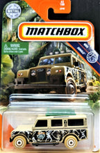 Load image into Gallery viewer, Matchbox 2020 '65 Land Rover Gen II Khaki #63 MBX Jungle New Long Card