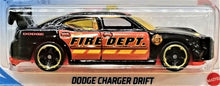 Load image into Gallery viewer, Hot Wheels 2021 Dodge Charger Drift Black #216 HW Rescue 5/10 New Long Card