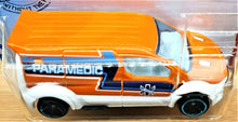 Load image into Gallery viewer, Hot Wheels 2020 Hot Wheels Ford Transit Connect Orange #218 HW Rescue 8/10 New