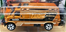 Load image into Gallery viewer, Matchbox 2018 '95 Custom Chevy Van Brown #102 MBX Road Trip 26/35 New