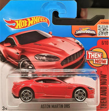 Load image into Gallery viewer, Hot Wheels 2016 Aston Martin DBS Red #106 THEN and NOW 6/10 New