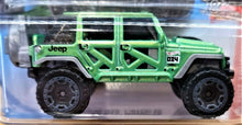 Load image into Gallery viewer, Hot Wheels 2018 '17 Jeep Wrangler Green #176 HW Hot Trucks 8/10 New