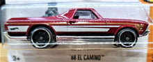 Load image into Gallery viewer, Hot Wheels 2017 '68 EL Camino Red #216 Muscle Mania 4/10 New Long Card