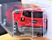 Load image into Gallery viewer, Matchbox 2021 2019 Jeep Renegade Red #26/100 MBX Off-Road New Long Card