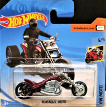 Load image into Gallery viewer, Hot Wheels 2018 Blastous Moto Dark Red # 179 HW Moto 5/5 New