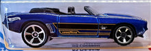 Load image into Gallery viewer, Hot Wheels 2020 '69 Camaro Blue #190 HW Roadsters 3/5 New Long Card