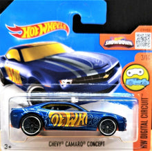 Load image into Gallery viewer, HOT WHEELS 2016 CHEVY CAMARO CONCEPT BLUE #23 HW Digital Circuit 3/10 New
