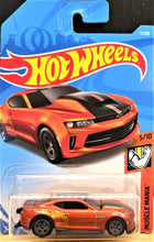 Load image into Gallery viewer, Hot Wheels 2019 '18 Copo Camaro SS Orange #71 Muscle Mania 5/10 New Long Card