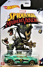 Load image into Gallery viewer, Hot Wheels 2020 Custom '15 Ford Mustang Green Spider-Man Maximum Venom 4/5 New