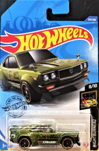 Load image into Gallery viewer, Hot Wheels 2020 Mazda RX-3 Dark Green #243 Nightburnerz 8/10 New Long Card