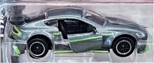 Load image into Gallery viewer, Majorette 2019 Aston Martin Vantage GT8 Silver #229 Premium Cars New Long Card